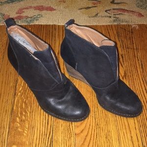 Lucky brand wedge boot